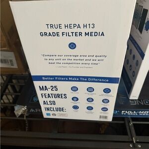 MA-25 True HEPA H13 Air Purifier Filter - White